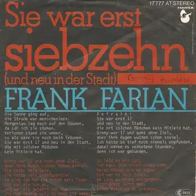 Frank Farian - Sie War Erst Siebzehn (Und Neu In Der Stadt)