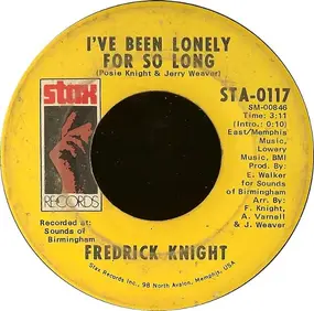 Frederick Knight - Lean On Me / I've Been Lonely For So Long