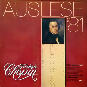 Frédéric Chopin - Welte Mignon / Konzert Für Klavier Und Orchester