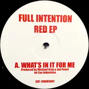 Full Intention - Red EP