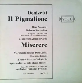 Gaetano Donizetti - Il Pigmalione - Miserere