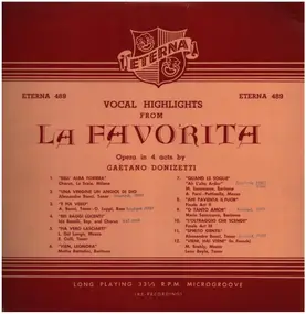 Gaetano Donizetti - Vocal Highlights From La Favorita