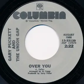 Gary Puckett And The Union Gap Band - Over You / Lady Willpower