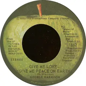 George Harrison - Give Me Love (Give Me Peace On Earth)