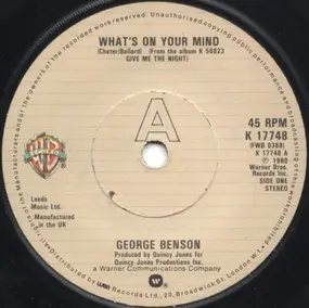 George Benson - What's On Your Mind