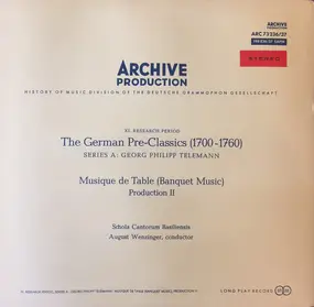 Georg Philipp Telemann - Musique de Table (Banquet Music) Production II