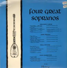 Geraldine Farrar - Four Great Sopranos