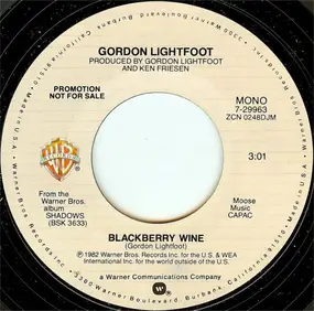 Gordon Lightfoot - Blackberry Wine