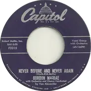 Gordon MacRae - Never Before And Never Again / Fate