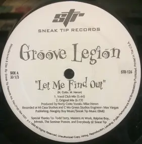 Groove Legion - Let Me Find Out