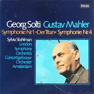 Mahler - Solti , Stahlman - Symphonie Nr. 1 »Der Titan« Symphonie Nr. 4