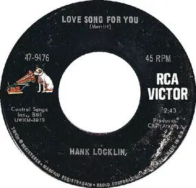Hank Locklin - Love Song For You