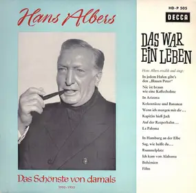 Hans Albers - Das War ein Leben