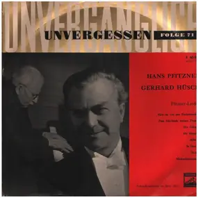 Hans Pfitzner - Pfitzner Lieder