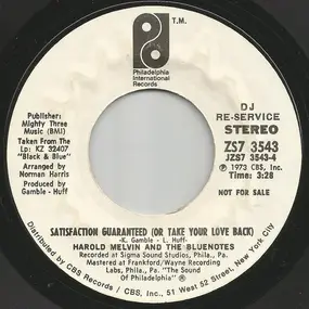 Harold Melvin - Satisfaction Guaranteed (Or Take Your Love Back)