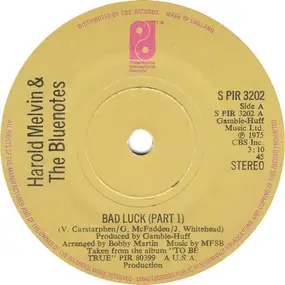 Harold Melvin - Bad Luck (Part 1)