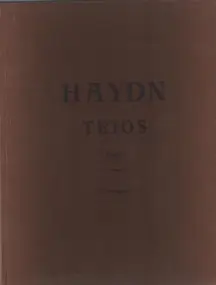 Franz Joseph Haydn - Trios - Partitur