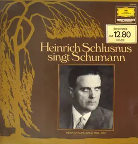 heinrich schlusnus - singt Schumann