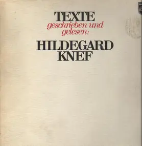 Hildegard Knef - Texte - geschrieben und gelesen von Hildegard Knef