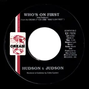 Hudson - Who's On First