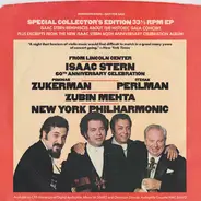 Isaac Stern - Special Collector's Record Commemorating The Isaac Stern Anniversary Gala From Lincoln Center