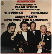 Isaac Stern, I. Perlman, P. Zukerman, Z. Mehta - From Lincoln Center 60th anniversary celebration