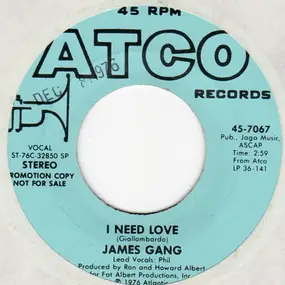 James Gang - I Need Love