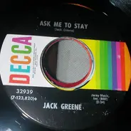 Jack Greene - Ask Me To Stay