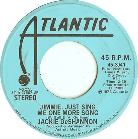 Jackie DeShannon - Jimmie, Just Sing Me One More Song