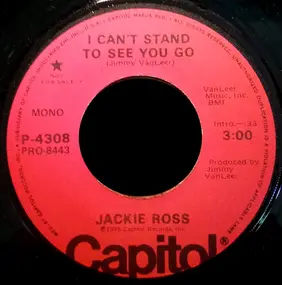 Jackie Ross - I Can't Stand To See You Go