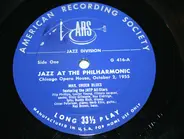 Jazz At The Philharmonic - Jazz At The Philharmonic (Chicago Opera House, October 2, 1955)