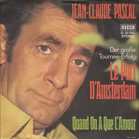 Jean-Claude Pascal - Le Port D'Amsterdam