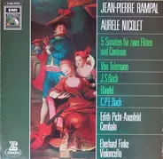 Jean-Pierre Rampal , Aurèle Nicolet , Georg Philipp Telemann , Johann Sebastian Bach , Georg Friedr - 5 Sonaten Für Zwei Flöten Und Continuo