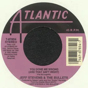 Jeff Stevens And The Bullets - You Done Me Wrong (And That Ain't Right)