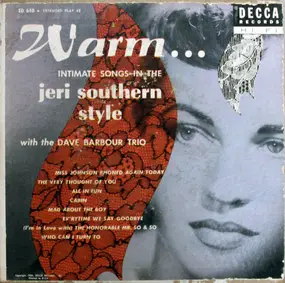 Jeri Southern - Warm Intimate Songs In The Jeri Southern Style