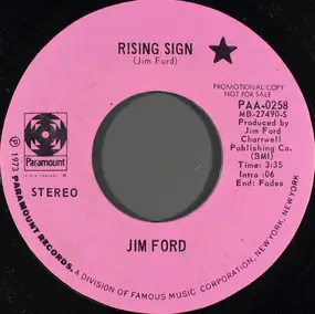 Jim Ford - Rising Sign