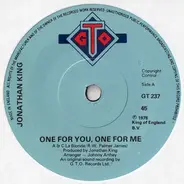 Jonathan King - One For You, One For Me