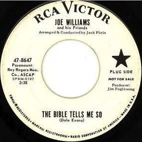 Joe Williams - The Bible Tells Me So / Ask Anybody