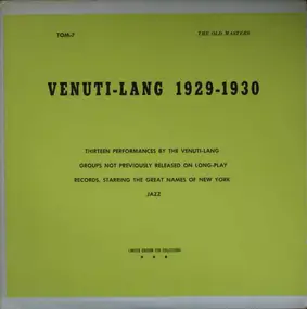 Joe Venuti - 1929-1930