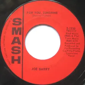 Joe Barry - Teardrops In My Heart / For You, Sunshine