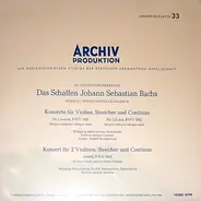 Bach - 'Das Schaffen Johann Sebastian Bachs