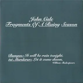 John Cale - Fragments of a Rainy Season