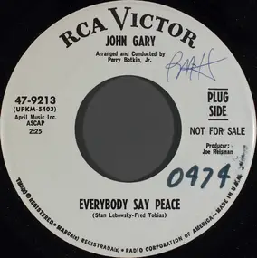 John Gary - Everybody Say Peace