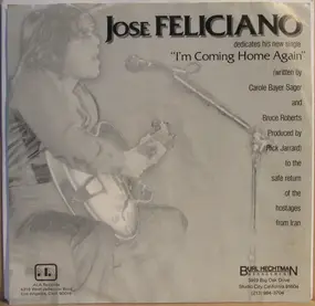 José Feliciano - I'm Comin' Home Again / Disco Flam