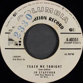 Jo Stafford - Teach Me Tonight / Suddenly