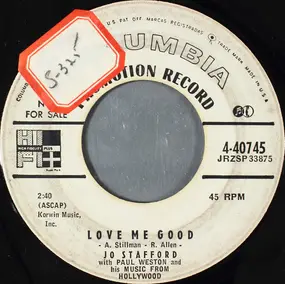 Jo Stafford - Love Me Good