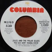 Jules And The Polar Bears - You Just Don't Wanna Know