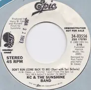 KC & The Sunshine Band Duet With Teri DeSario - Don't Run (Come Back To Me)