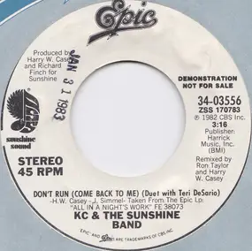 KC & the Sunshine Band - Don't Run (Come Back To Me)