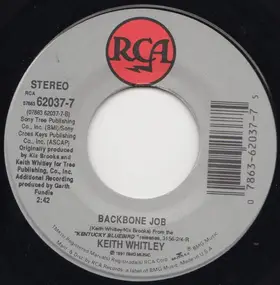 Keith Whitley - Backbone Job / Brotherly Love
